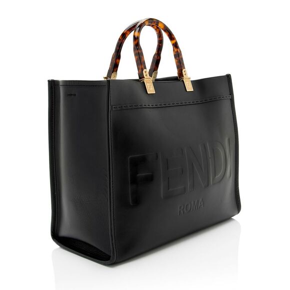 Fendi Leather Sunshine Medium Shopper Tote - Picture 2 of 16